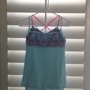 Baby blue ivivva top